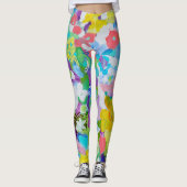 Kleurrijk plezier door Lydia's Art Sangria Legging (Voorkant)
