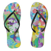 Kleurrijk plezier van Lydia's Art Sangria (Teensli Teenslippers (Voetbed)