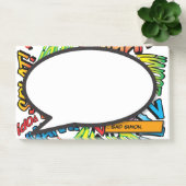 Kleurrijk Plezierige Moderne Persoonlijke Spraakba Post-it® Notes (Kantoor)