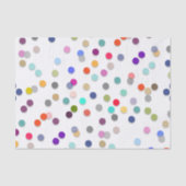 Kleurrijk poka Dot Print Tissue Paper Tissuepapier (Voorkant)