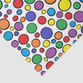 Kleurrijk poka Dots-document Tissuepapier (Detail)