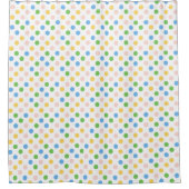 Kleurrijk poka Dots Shower Curtain Douchegordijn (Voorkant)