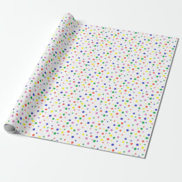 Kleurrijk poka Dots Wrapping Paper Cadeaupapier