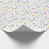 Kleurrijk poka Dots Wrapping Paper Cadeaupapier (Hoek)