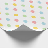 Kleurrijk poka-puntenpatroon Vakkadeverpakkingspap Cadeaupapier (Hoek)