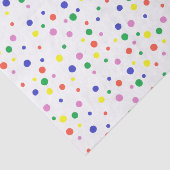 Kleurrijk Polka Dots Tissue Papier (Detail)