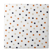 Kleurrijk Polkadot Patroon Tegeltje (Voorkant)