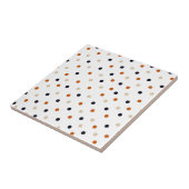 Kleurrijk Polkadot Patroon Tegeltje (Zijkant)