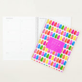 Kleurrijk Popsikel Ice Lolly patroon Planner (Display)