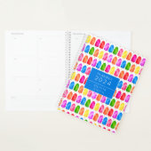 Kleurrijk Popsikel Ice Lolly patroon Planner (Display)