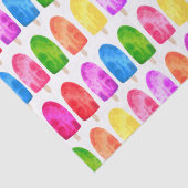 Kleurrijk Popsikel Ice Lolly patroon Tissuepapier (Detail)