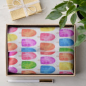 Kleurrijk Popsikel Ice Lolly patroon Tissuepapier (Geschenk)