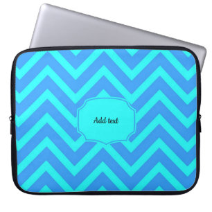 Kleurrijk populair zigzag ontwerp laptop sleeve
