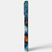 Kleurrijk portret met Chinese kuif Case-Mate iPhone Case (Achterkant / Links)