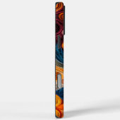 Kleurrijk portret met Chinese kuif Case-Mate iPhone Case (Achterkant / Rechts)