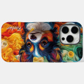 Kleurrijk portret van Chihuahua Case-Mate iPhone Case (Achterkant (horizontaal))
