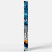 Kleurrijk portret van de Australische herder Case-Mate iPhone Case (Achterkant / Rechts)