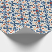 Kleurrijk  Portugees: artistiek ontwerp Cadeaupapier (Hoek)