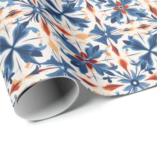 Kleurrijk  Portugees: artistiek ontwerp Cadeaupapier (Rol Hoek)