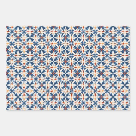 Kleurrijk  Portugees: artistiek ontwerp Inpakpapier Vel (Voorkant)