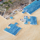 Kleurrijk Positano-dorp aan de Amalfi-kust van Ita Legpuzzel (Zijkant)