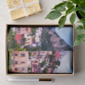 Kleurrijk Positano, Italië Decoupage Tissuepapier (Geschenk)