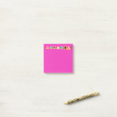 kleurrijk post-it® notes (Op bureau)