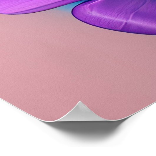 Kleurrijk poster van de vlinder (Hoek)