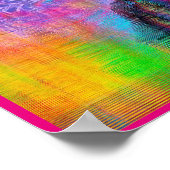 Kleurrijk poster van de vlinder (Hoek)