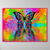Kleurrijk poster van de vlinder (Voorkant)