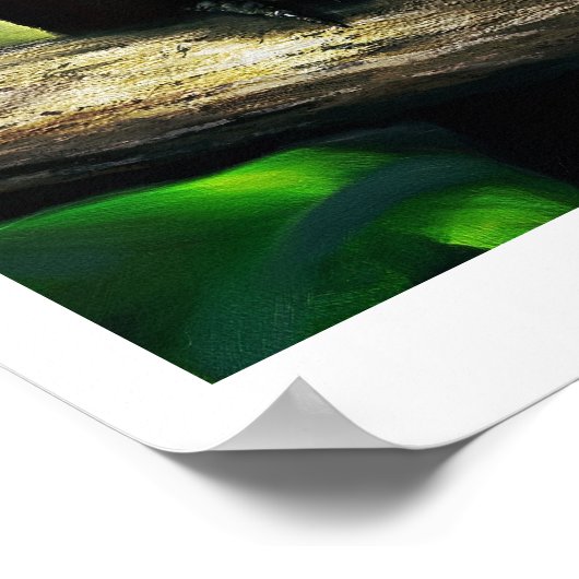 Kleurrijk poster voor het schilderen van tropische (Hoek)