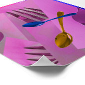 Kleurrijk Poster voor kunstwerken (Hoek)