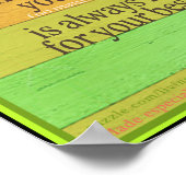 Kleurrijk Poster "Wat als... het beste belang" (Hoek)