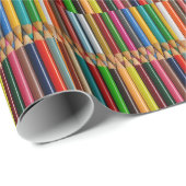 Kleurrijk potlood, gedrukt papier (Rol Hoek)