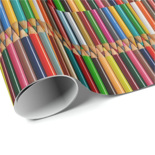 Kleurrijk potlood, gedrukt papier (Rol Hoek)