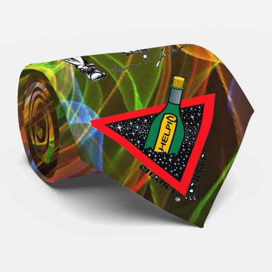 Kleurrijk Power Stropdas (Opgerold)