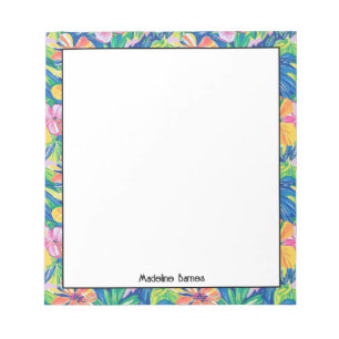 Kleurrijk Preppy Notitieblok