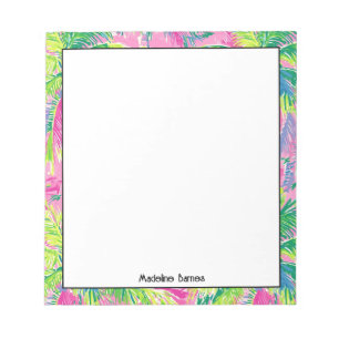 Kleurrijk Preppy Notitieblok