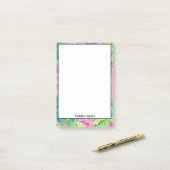 Kleurrijk Preppy Notitieblok Post-it® Notes (Op bureau)