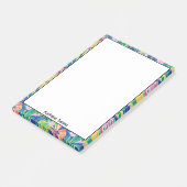 Kleurrijk Preppy Notitieblok Post-it® Notes (Schuin)