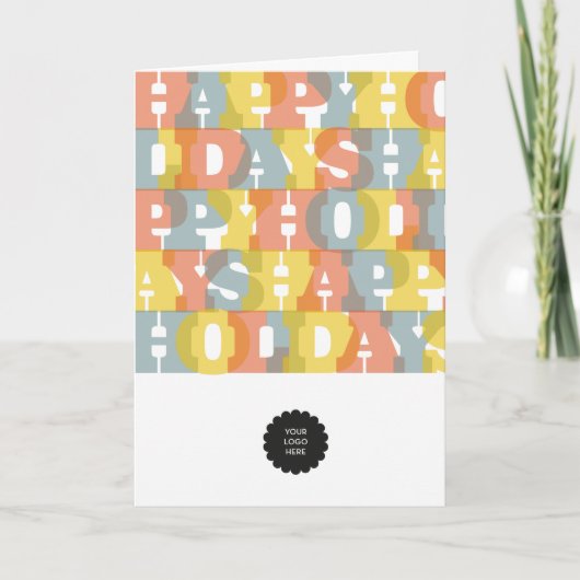 Kleurrijk prettige feestdagen (plural:) (Voorkant)