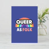 Kleurrijk Pride-logo | Love & Unity-ontwerp Kaart (Staand voorkant)