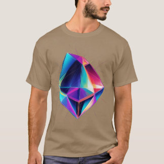 Kleurrijk prisma ding t-shirt