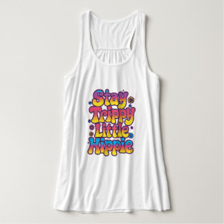 Kleurrijk Psychedelisch Blijf Trippy Hippie Tanktop