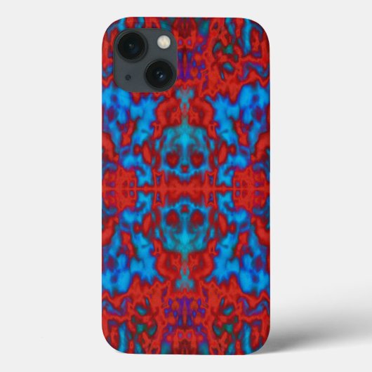 Kleurrijk psychedelisch caleidoscoop breidt patroo Case-Mate iPhone case (Achterkant)