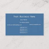 Kleurrijk psychedelisch Visitekaartje (Achterkant)