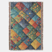 Kleurrijk Quilting Patroon - Quilting Lover Deken (Voorkant Verticaal)