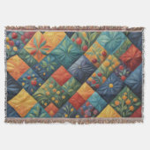 Kleurrijk Quilting Patroon - Quilting Lover Deken (Voorkant)