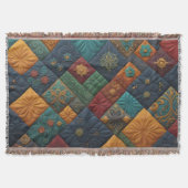 Kleurrijk Quilting Patroon - Quilting Lover Deken (Voorkant)