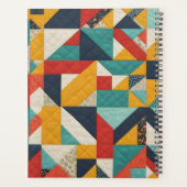 Kleurrijk Quilting Patroon - Quilting Lover Planner (Achterkant)
